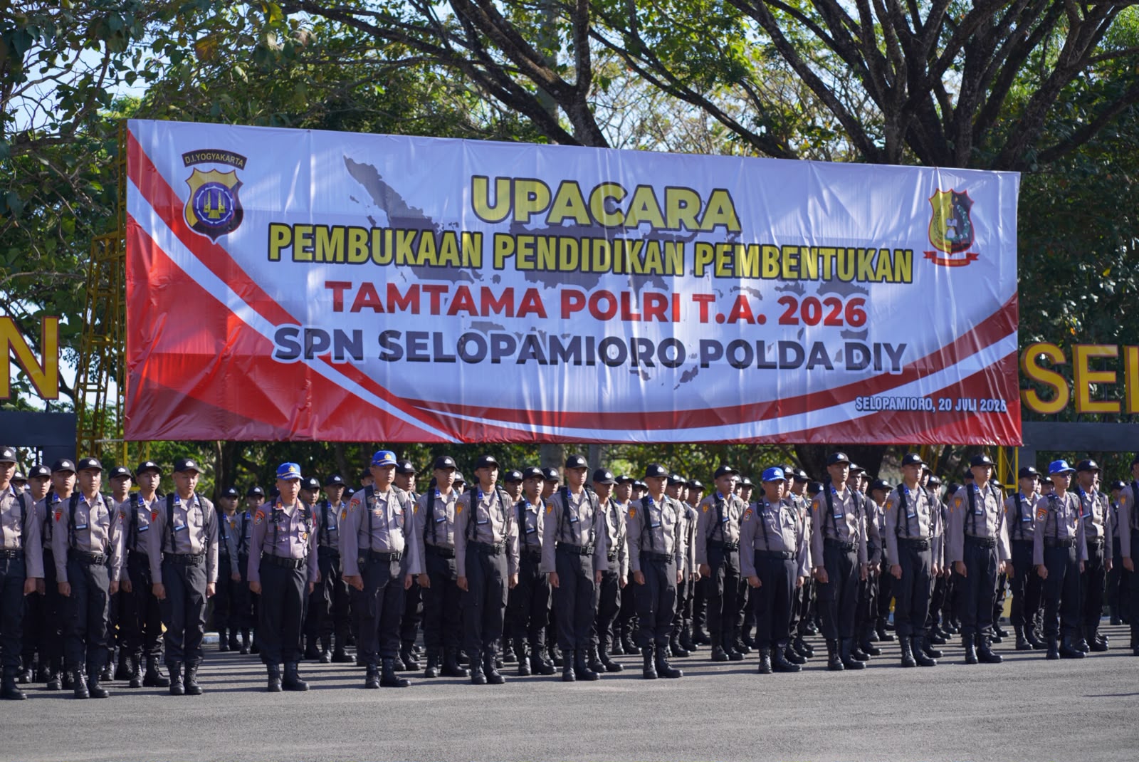 299 Siswa Tantama Polri Resmi Jalani Pendidikan di SPN Selopamioro Polda DIY, Digembleng ...
