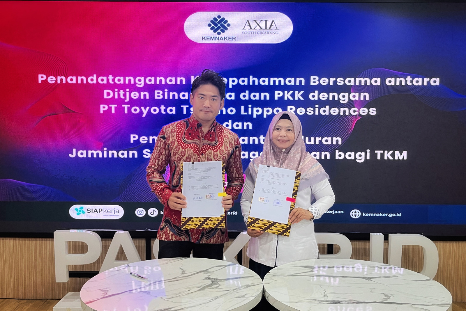 Kemnaker Gandeng Perusahaan Biayai BPJS Pekerja Mandiri, 100 Wirausaha Baru di Bekasi Jadi ...