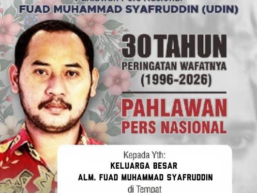 30 Tahun Udin, PWI DIY Mulai Perjuangkan Gelar Pahlawan Nasional