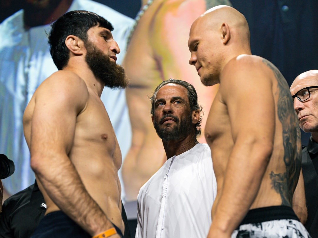 Hasil UFC Abu Dhabi: Magomed Ankalaev Menang TKO atas Bogdan Guskov, Ground and ...