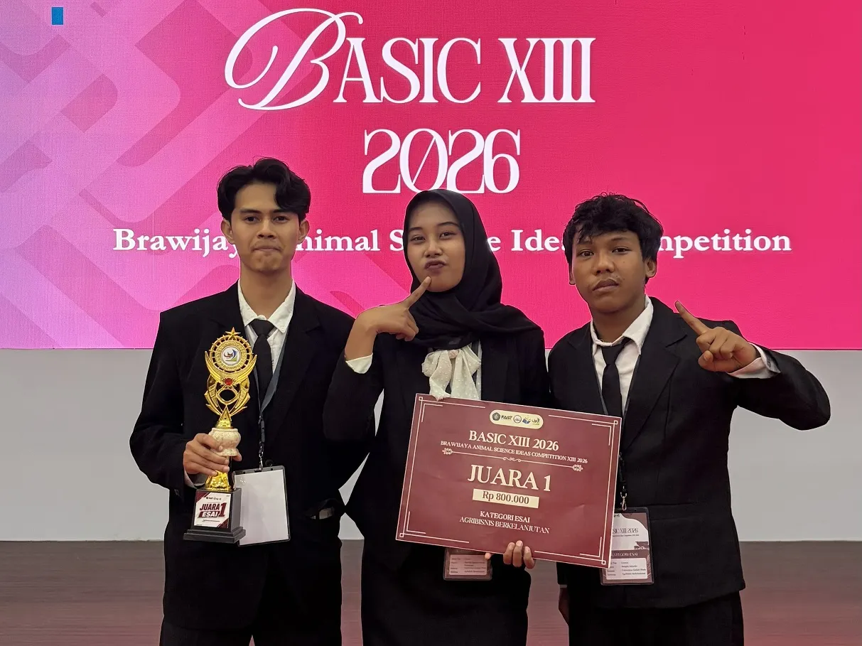 Mahasiswa Fapet UGM Juara 1 Brawijaya Animal Science Ideas Competition, Usung Gagasan Regenerasi ...