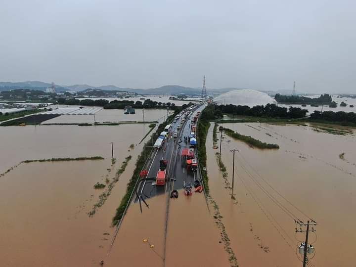 Banjir di Korea Selatan Sebabkan 32 Orang Tewas, Jumlah Diprediksi Masih Akan Bertambah