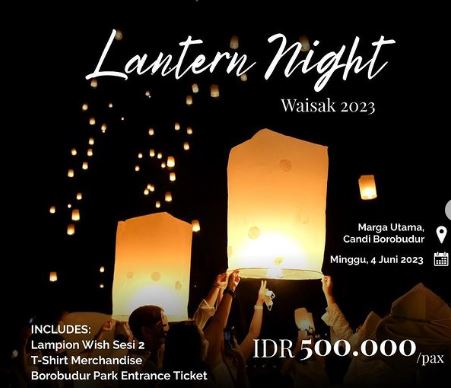 Festival Lampion di Borobudur