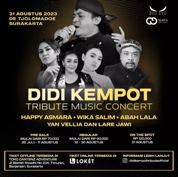 Didi Kempot Tribute Music Concert 2023