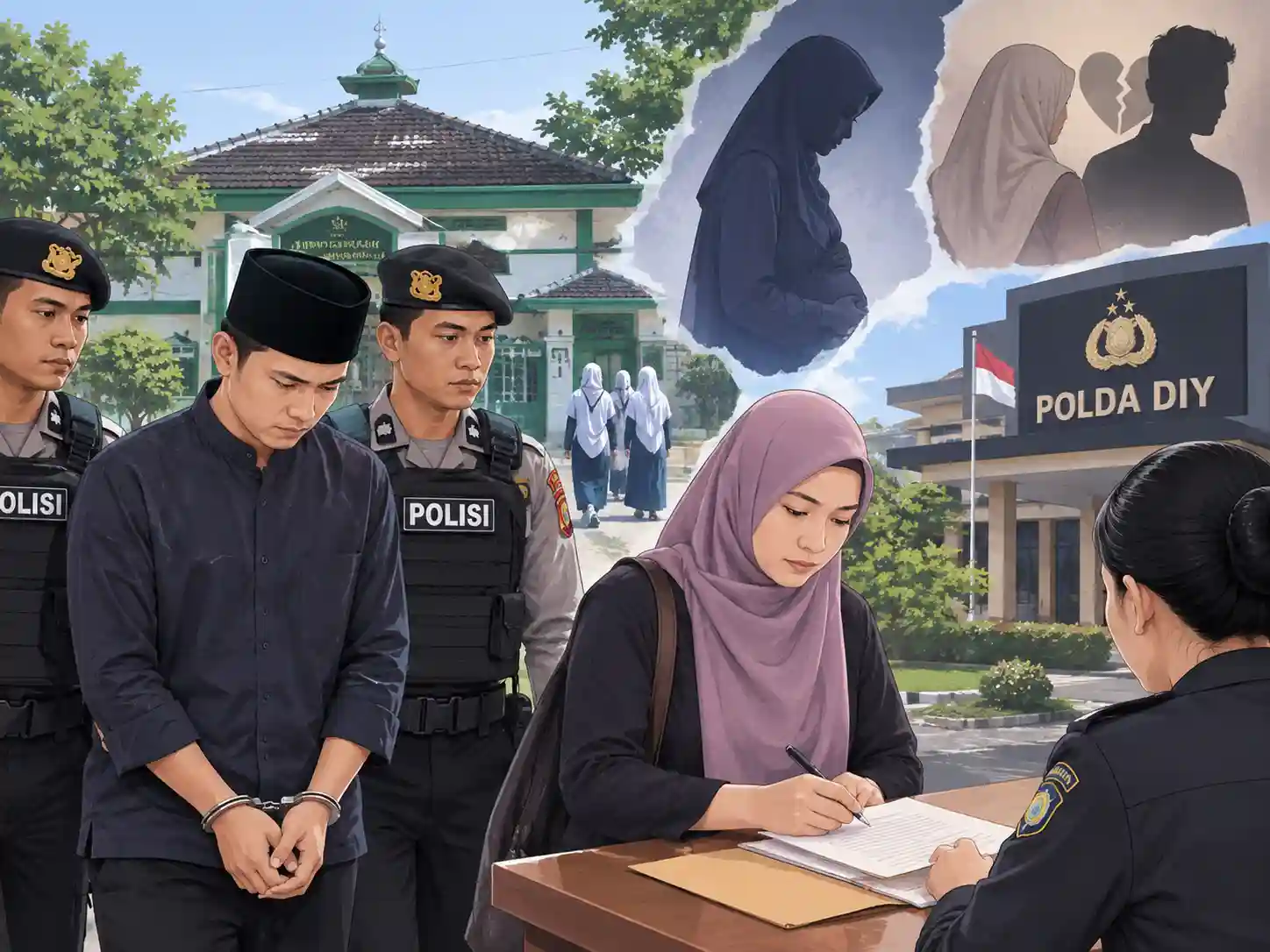 Menantu Kiai Ponpes di Sleman Tersangka Perkosaan, Kini Dilaporkan Istri Sah soal Perzinaan