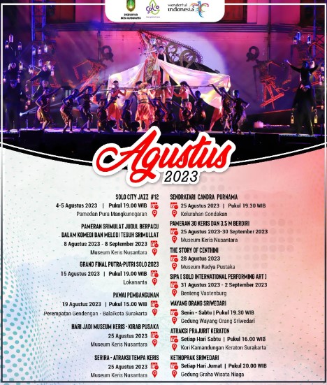 Jadwal Event Solo Agustus 2023