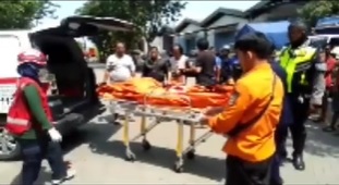 kecelakaan di Margomulyo Surabaya hari ini Rabu 15 Maret