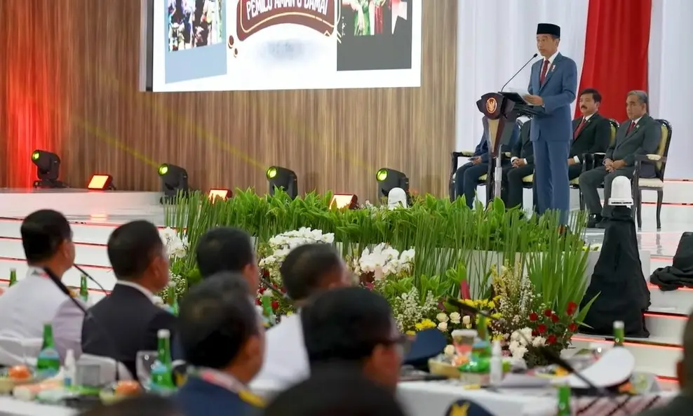 Pesan Jokowi pada TNI-Polri: Waspadai Ancaman Ekonomi dan Keamanan Global
