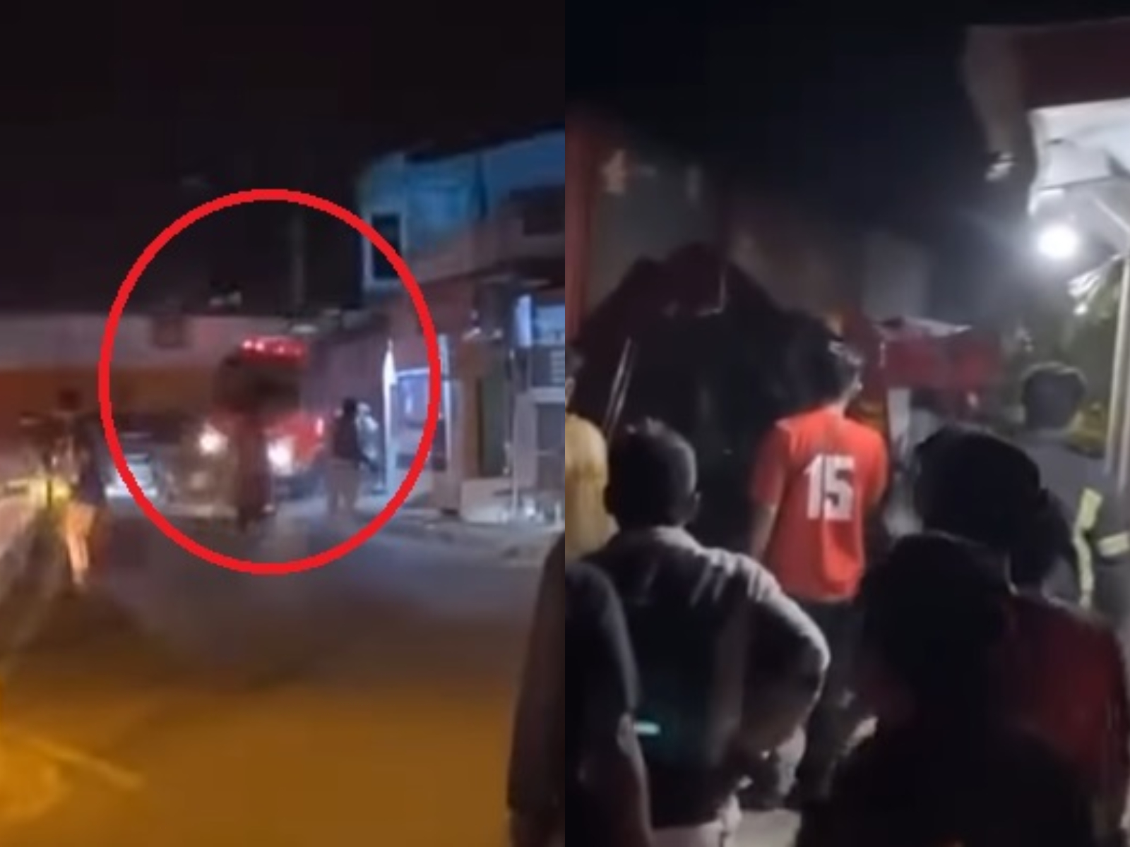 Viral Video Kereta Barang Tabrak Mobil Damkar di Indramayu Hari ini, Warga Histeris