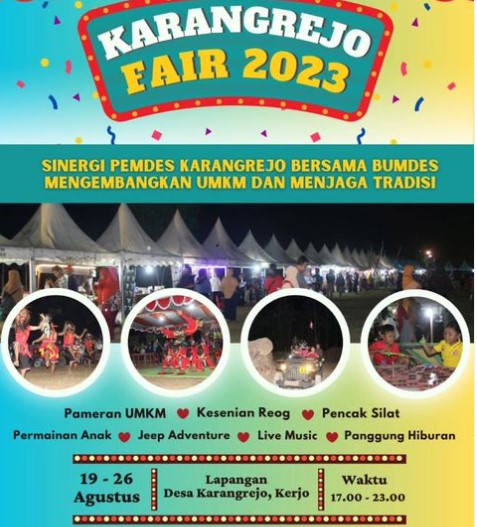 Karangrejo Fair 2023 di Jawa Tengah, Event Gratis Banyak Pertunjukan Hiburan 