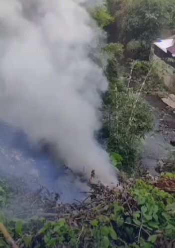 Kebakaran di Bandulan Kota Malang 24 Juli 2023, Lahan Bambu Ludes Terbakar