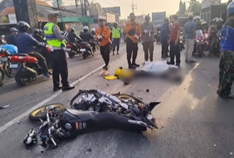 Kecelakaan di Jalan Mastrip Surabaya 3 Juni 2024, Pemotor Tewas Terlindas Truk Trailer