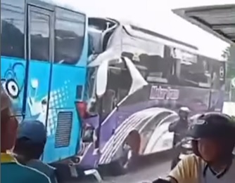 Kecelakaan di Secang Magelang Hari ini, Libatkan 2 Bus dan 1 Mobil