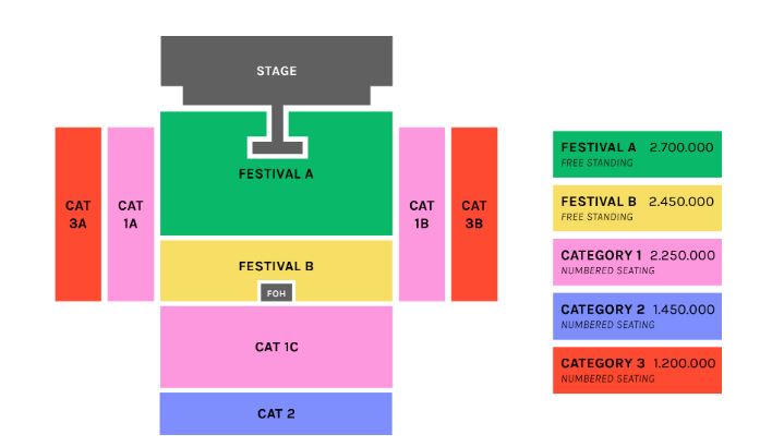 Harga Tiket Konser One Ok Rock di Jakarta