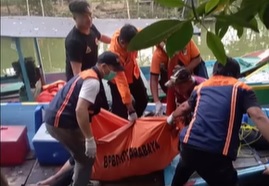 Perahunya Karam, Seorang Pemancing Tenggelam di Dermaga Mangrove Gunung Anyar Surabaya