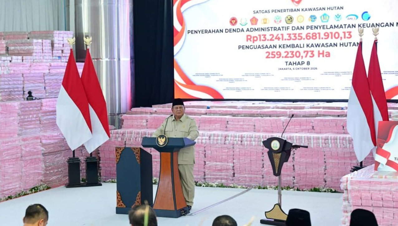 6,2 Juta Hektare Hutan Diselamatkan, Prabowo Sebut Nilainya Hampir Rp400 Triliun