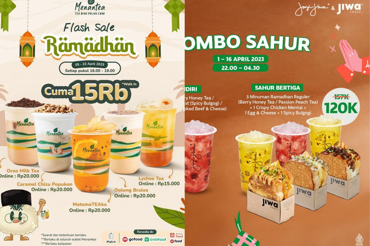 6 Promo Makanan Dan Minuman April 2023 Spesial Ramadan, Cocok Untuk ...