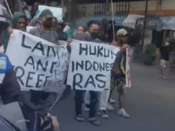 Aksi demo di Malang 1 Juli 2023