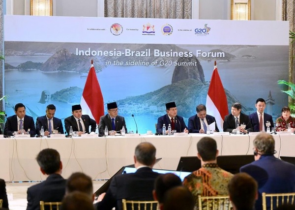 Pidato Prabowo di Indonesia-Brazil Business Forum: Kami Ingin Jadi Anggota BRICS