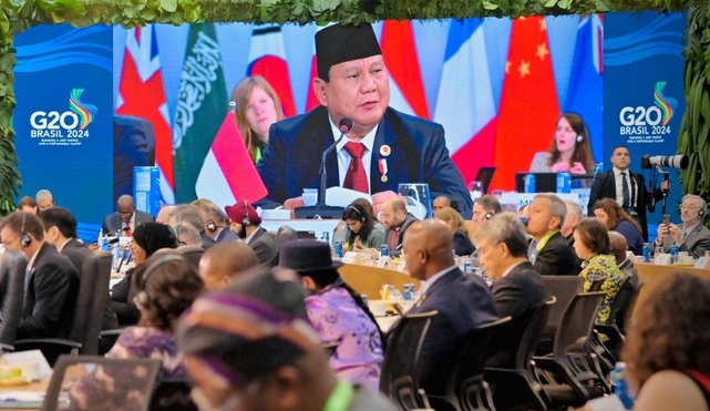 Pidato Prabowo di KTT G20 Brasil : Indonesia Mandiri Energi dalam 4 Tahun ...