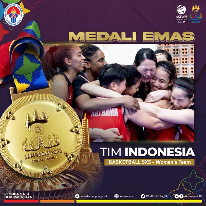Perolehan medali Indonesia di sea games 2023