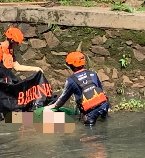 Jasad Pria Tenggelam di Kali Sasak Tangsel Ditemukan, SAR Ungkap Kondisinya